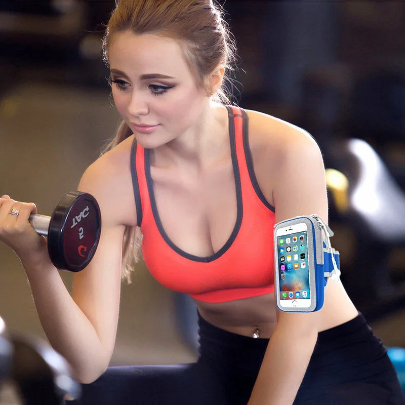 

Contracted Design Candy Color The Mobile Sports Arm Bag Is Thin And Breathable, Suitable For 4-5 Inch 5-6 Inch i7/8 HUAWEI XIAO