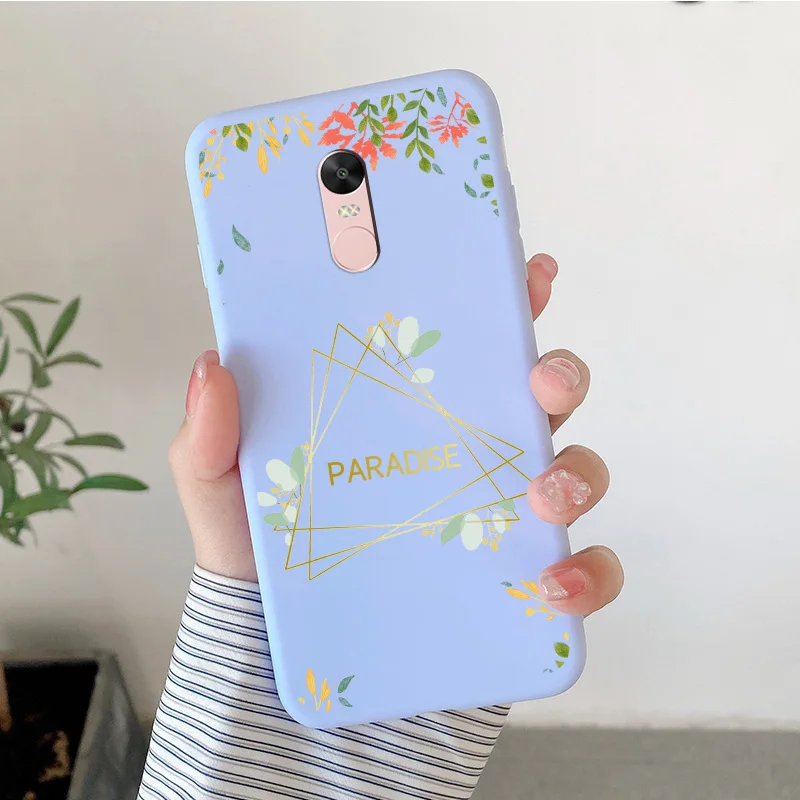 Matte Silicone Soft TPU Shell For Xiaomi Redmi Note 4 4x Note 5Pro Note 5A Cartoon Butterfly Shell For Redmi Note5a Phone Cover cell phone lanyard pouch Cases & Covers