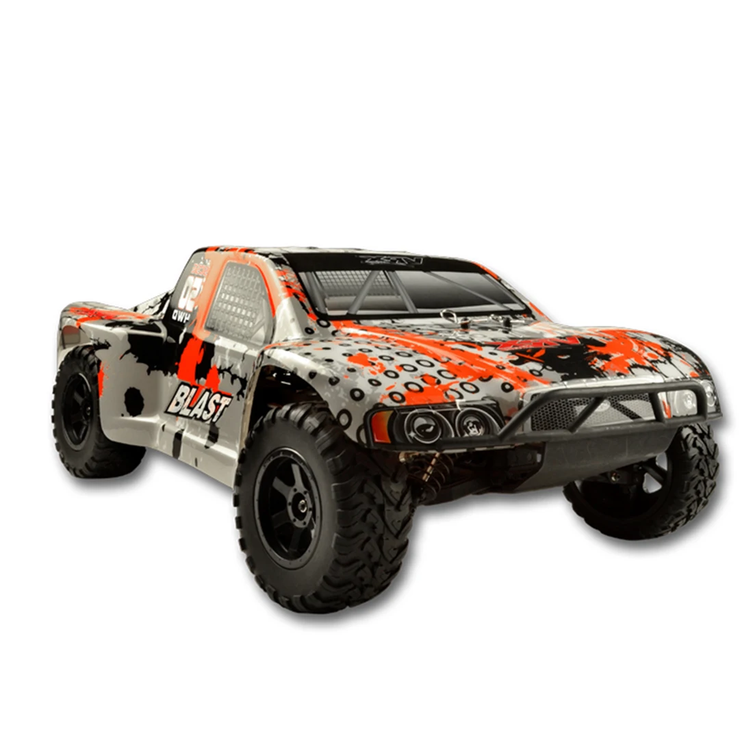 1:10 4WD Brushless Methanol Fuel Remote Control Car High Speed Short Course Model Truck Educational Toy- R0097 R0092G R0079