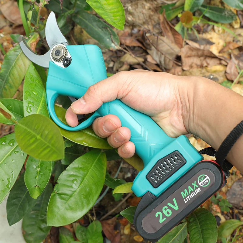 

Cordless Electric Pruning Shears Branch Cutter Electric Pruner Garden Tool Grafting Electric Garden Tool Branch Scissors