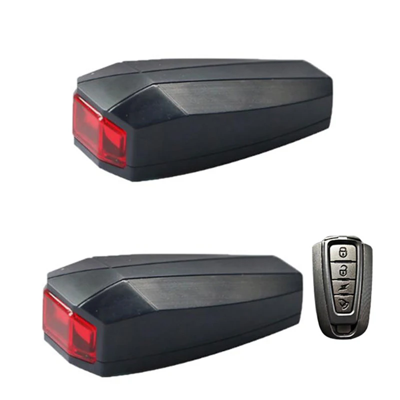 Bicycle 4 In 1 Rear LED Tail Wireless Security Remote Control Lock Waterproof