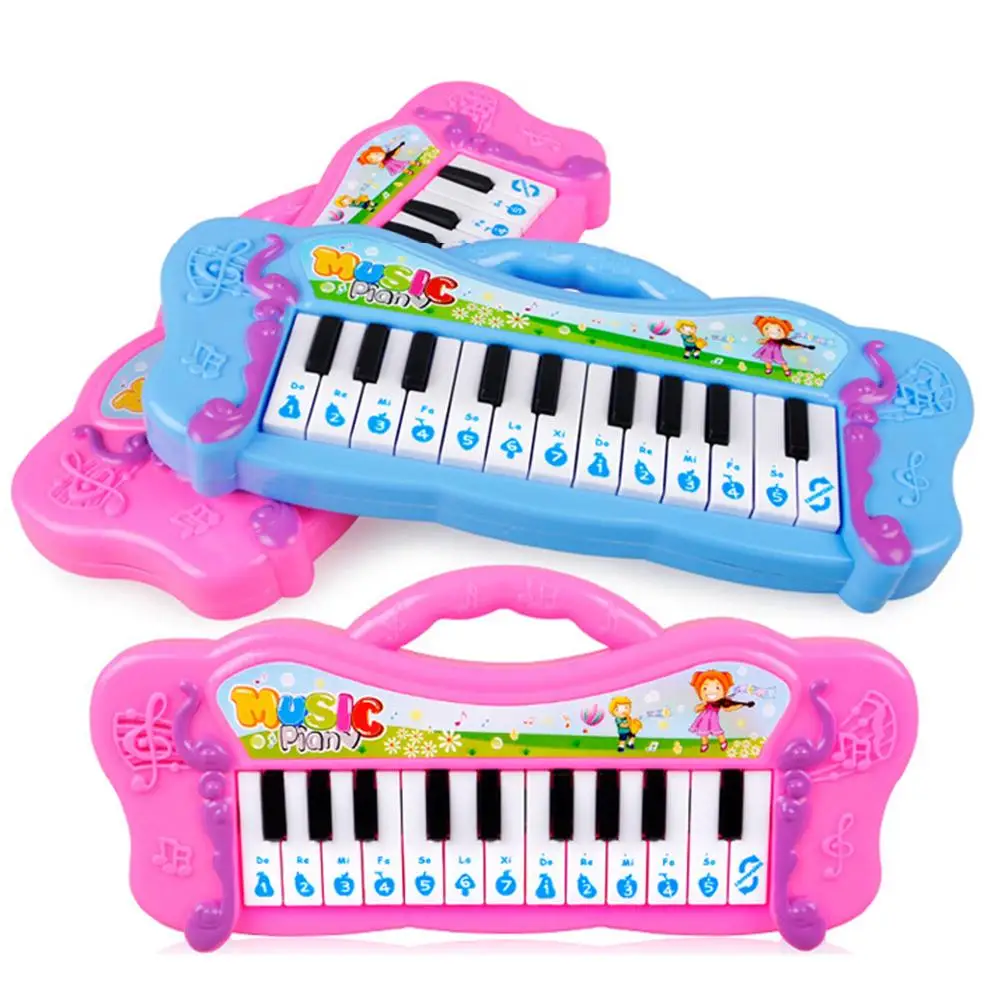 EG_ Kids Mini Electronic Piano Keyboard Musical Toy+7 Pre-loaded Demo Songs Abun 