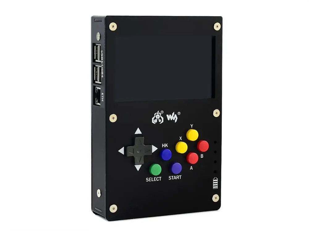 US $115.15 GamePi43Pi4Based on Piwith Pi4B2GB43inch IPS Display Portable Video Game Console