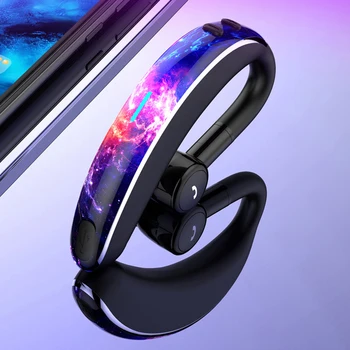 

V7 Mini Ear-hook Wireless Bluetooth Business Earphone Voice Recognition Handsfree Headset Noise Canceling Earbuds With Mic
