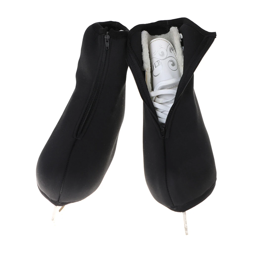 3MM Black Neoprene Figure Ice Roller Skates Boot Covers Protector Overshoes Skating Boots Cover for Kids Adult 