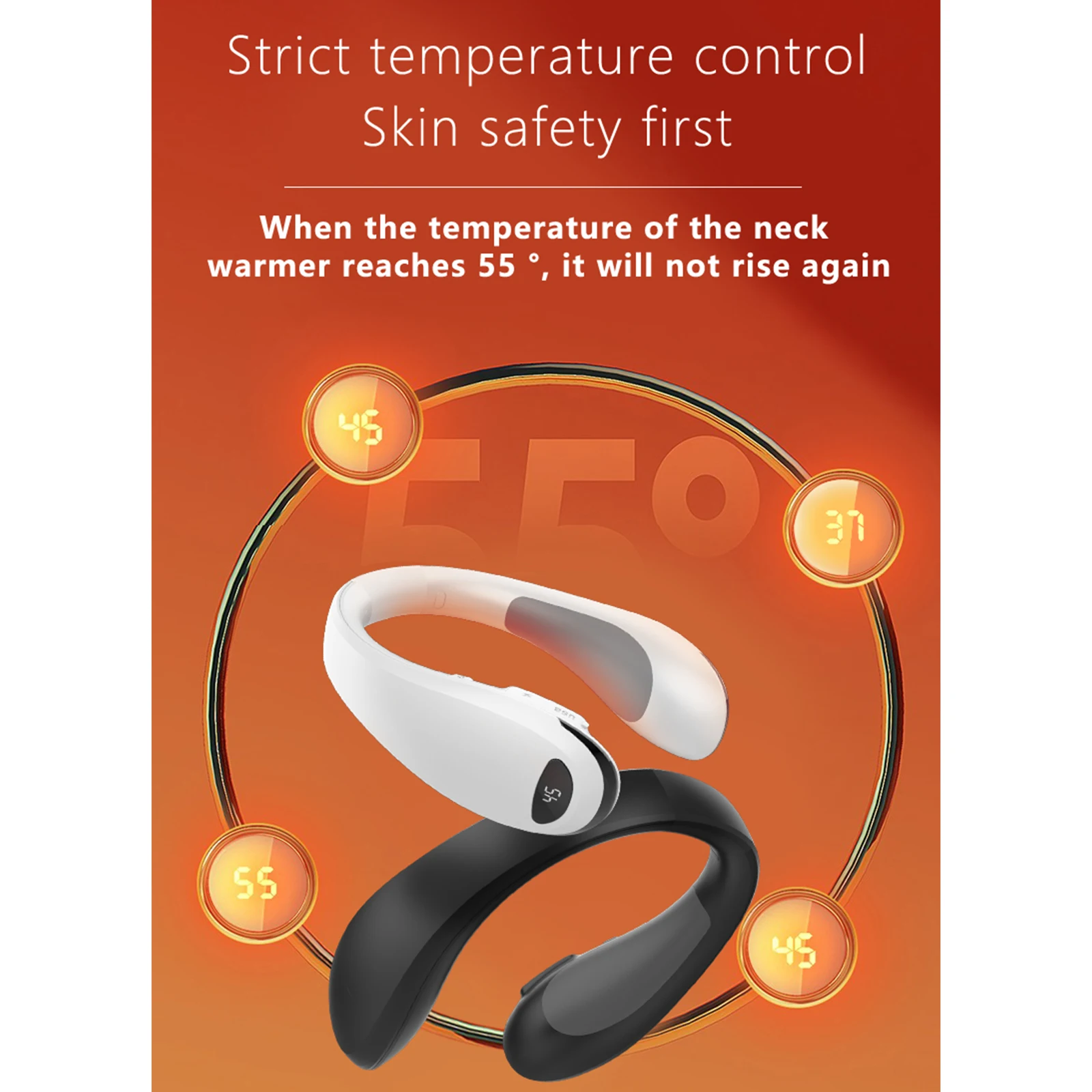 calor led display digital alívio da dor portátil mais quente