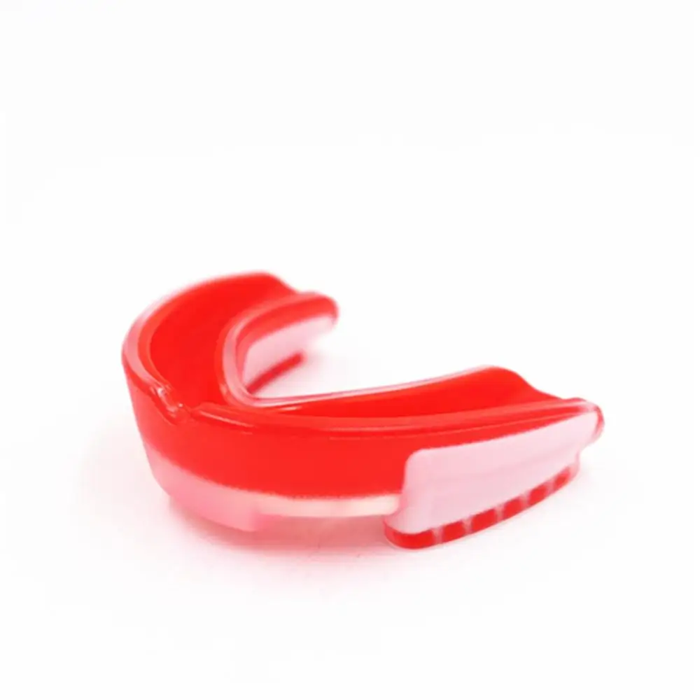 Red and white Горячая Распродажа, чехол для зуба, спортивный Чехол для зуба, брекеты, Боксерский набор, Санда, Тренировочный Набор, практичный защитный чехол для зуба - Цвет: Red and white