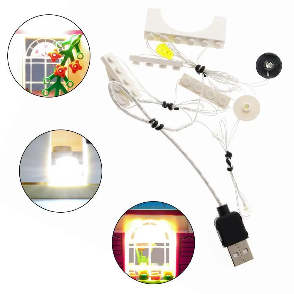 USB светодиодный осветительный комплект подходит только для 41314 для рыбацкой каюты рыболовного магазина строительные блоки игрушки Кирпичи(не включая модель