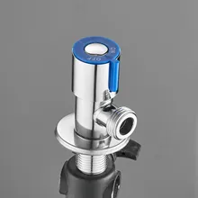 Manufacturers Wholesale Stainless Steel 304 Triangle Valve Hot And Cold Water Universal Red And Blue Angle Valve Thickening Angl