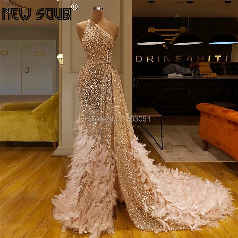 gold evening wear