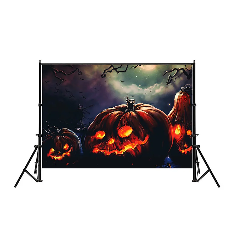 

WHISM -7*5 Feet Modern Halloween Theme Photography Background Cloth Photo Cloth Furniture Decorative Painting