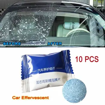 

10pcs Car Effervescent Tablets Car Cleaner Windshield Glass Cleaner Washer Detergent Auto Window Cleaning Accessories