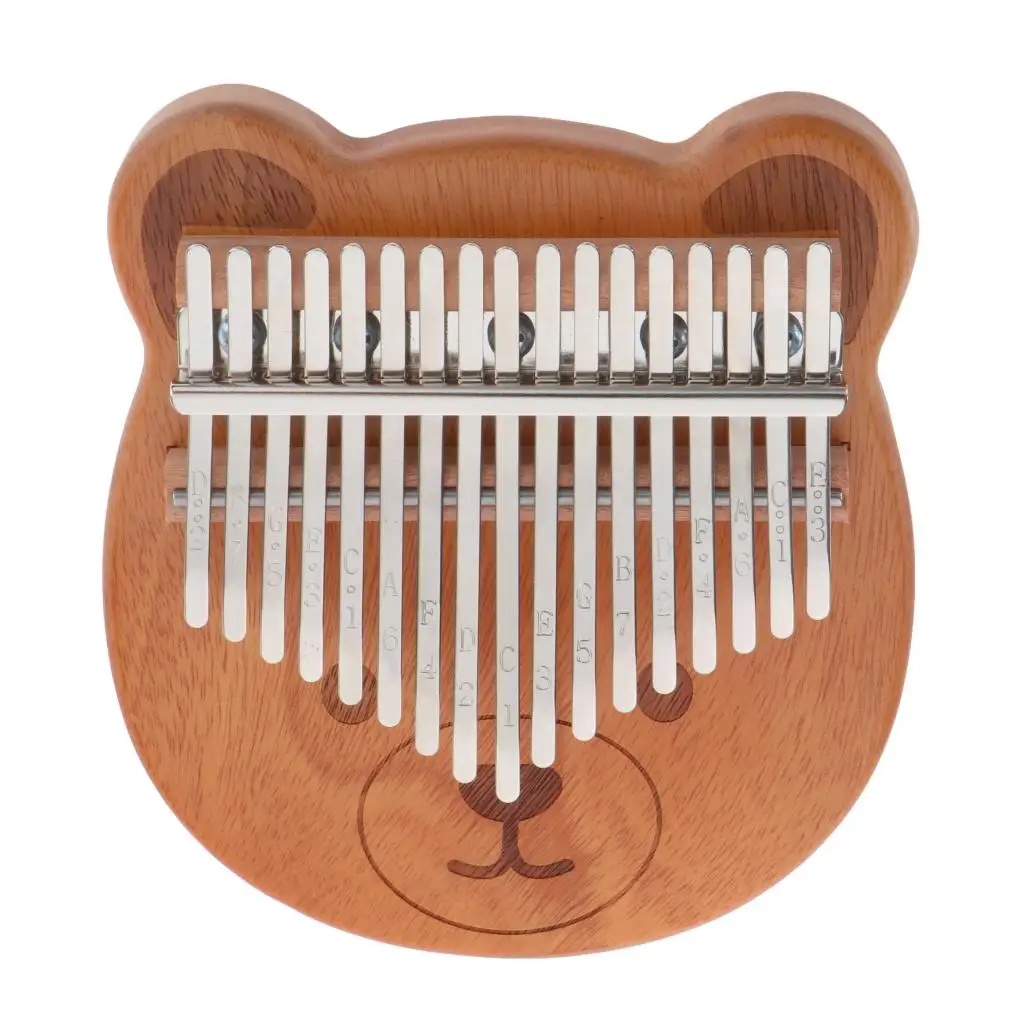 2020 New Kalimba 17 Key Thumb Piano Mahogany w/ Bag Learning Booklet Accessories Kalimba Instrument Set for Adults Music Book