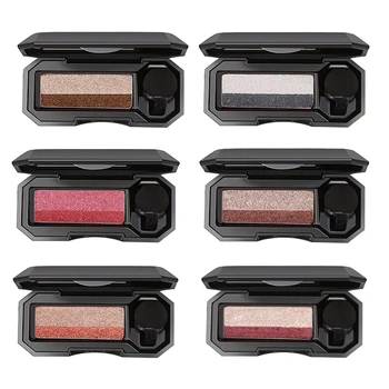 

DNM 6PCS Double Color Long-Lasting Waterproof Lazy Easy to Wear Double Layer Shadow Eyeshadow Makeup Palette
