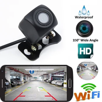 

150° Wide Wireless WiFi Car Rear Backup Reverse Camera For IPhone IOS Android