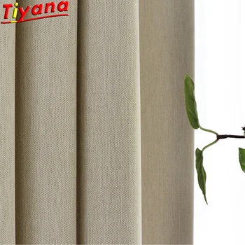 

Beige/Blue/Green/Pink Solid Blackout Curtains for Living Room High-quality Fabric Window Drapes for Hotel Bedroom W-HM095#20