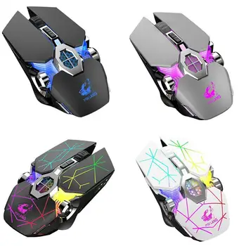

Wireless Gaming Mouse Wireless Gaming Mouse Backlight Mechanical Mute Optical Mouse 6 Button Adjustable DPI For Pc Laptop