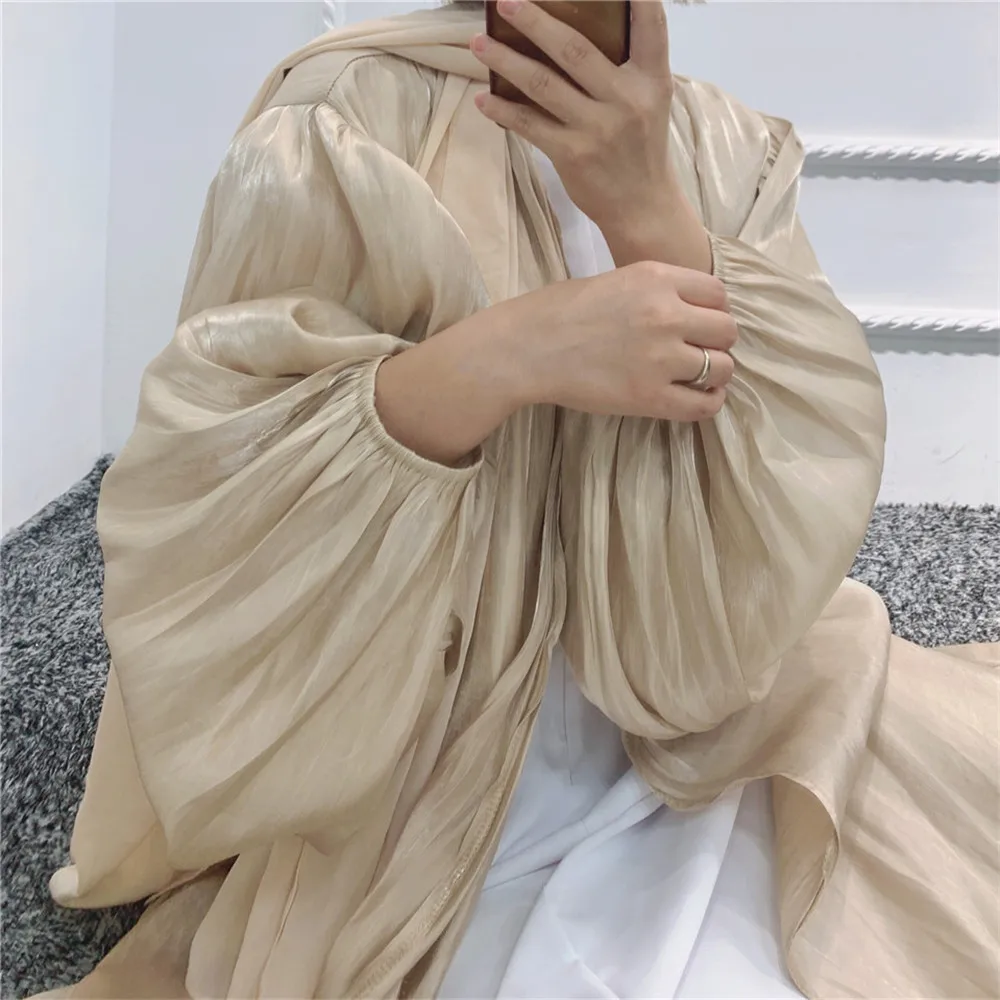 

Eid Mubarak Рамадан Дубай открытая Женская длинная кардиган Макси платье кимоно Кафтан Исламская одежда Турция платье Jalabiya
