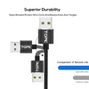 TOPK – câble magnétique AM23 de 1M et 2M, Micro USB, indicateur LED, en Nylon tressé, pour recharge Samsung S7 Edge ► Photo 3/6
