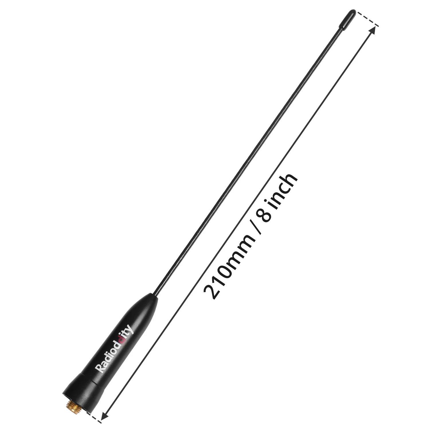 Radioddity Dual Band 21CM SMA Weibliche Booster High Gain Antenne für