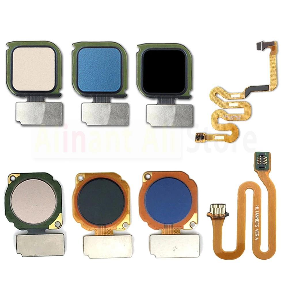 

Original Back Home Button Key Connection Touch ID Scanner Fingerprint Sensor Flex Cable Ribbon For Huawei P10 P20 P30 Lite