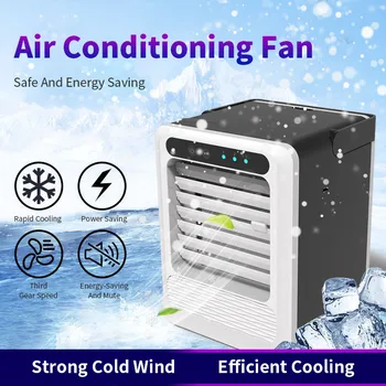 

Mini USB Portable Air Conditioner Air Cooler Fan Cooling Humidifier 3 Gear Quick & Easy Way to Cool Home Room Air Conditioning