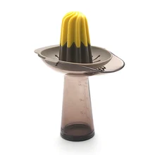 Пресс-соковыжималка для фруктов портативная ручная со шкалой апельсиновый лимон столовая Легкая очистка соковыжималка чашка высокая для домашнего использования detachahble кухонный инструмент