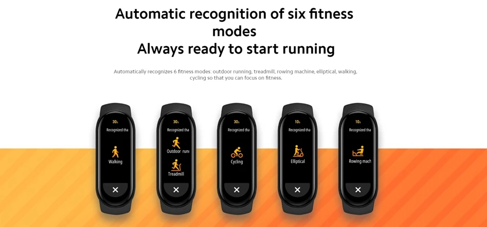 Original Xiaomi Mi Band 6 Smart Bracelet Watch Mi Smart Band 6 Sports Fitness Tracker AMOLED Screen Blood Oxygen Monitor Mi6