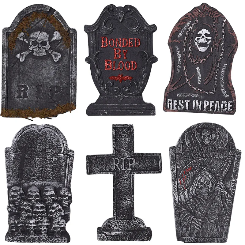 

Halloween Tombstone Ghost Festival Decoration Toy Haunted House Bar Tombstone Decoration Grave Placard Photography Props