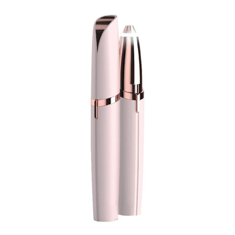 

Hot Multifunction Lipstick Eyebrow Trimmer Mini Electric Shaver Painless Face Brow Eyebrow Epilator Female Hair Removal Artifact