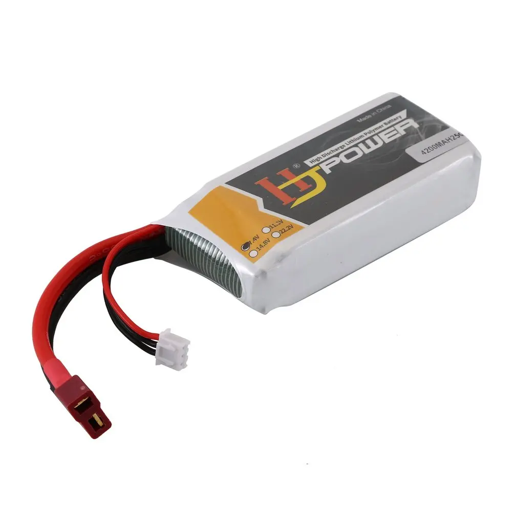 4200MAH 7,4 V 25C T plug Lipo батарея для WLTOYS 12428 12429 моделей автомобилей запасные части заменить аккумуляторные батареи