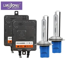 Лучшее качество AC 12V 55W Автомобильная фара белый высокий люмен яркий металлический базовый декодер Canbus HID XENON KIT H1 H3 H7 H11 9005 9006 9012 D2H 5500K