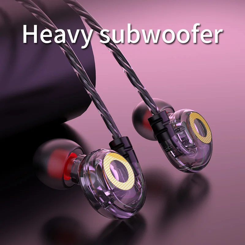Olhveitra с шумоподавлением аудиофоны проводные наушники для iPhone Samsung 3 5 мм In Ear