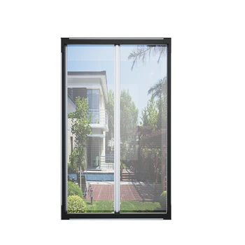 

Custom Screen Windows Inset Air Tulle Adjustable DIY Magnetic Window Screen Summer Anti-Mosquito window mosquito net