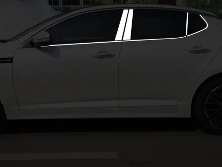 Накладки на окна автомобиля из нержавеющей стали для kia optima kia k5 2010 2011 2012 2013 - Цвет: 12 pcs trims