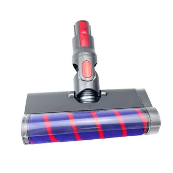 

-Electric Floor Head Soft Roller Cleaner Head for Dyson V7 V8 Cordless Stick Vacuum Cleaner Repair Parts