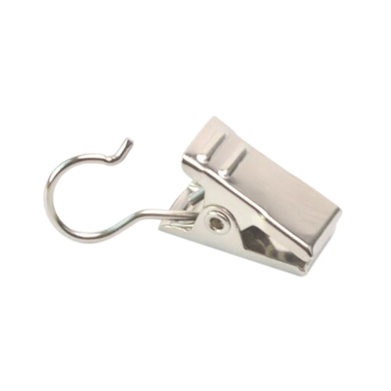 

Clip Curtain Hook Cafe Curtains Easy to Sandwich Fabrics Easy to Make Curtain 30 pieces set with your choice of cloth