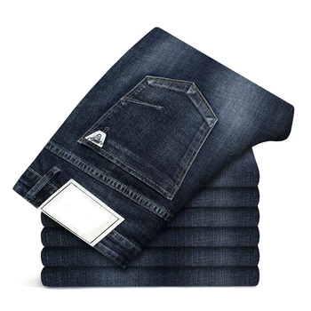 

Men's Jeans Plus Size 40 42 44 46 Men Jeans Classic Casual Spring Autumn Summer Jeans Men Stretch Straight Long Trousers,315