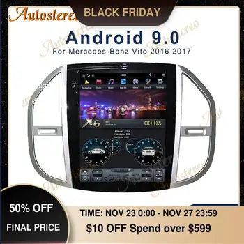 

Tesla Style Android 9 Car GPS Navigation For Mercedes-Benz Vito 2016+ Multimedia Player Car Radio Player Head Unit No DVD Player