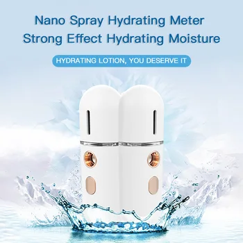 

Portable USB Rechargeable Nano Mist Sprayer Facial Body Nebulizer Steamer Moisturizing Skin Care Mini Beauty Instruments TSLM1