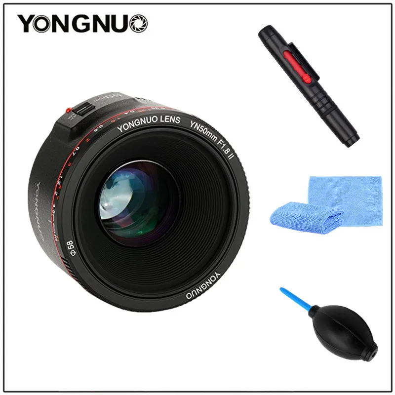 YONGNUO YN50mm F1.8 II Large Aperture Auto Focus Lens 50mm Lentes For Canon 100d 650d 5d 77d 500d 1000d 5DIV 5DIII 5DII 5D 60D