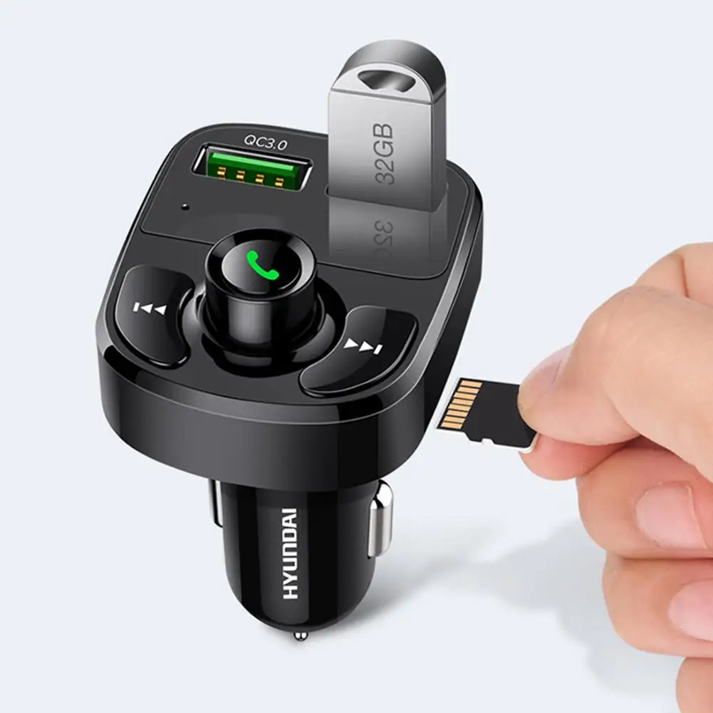 Автомобильное зарядное устройство MP3-плеер Dual USB зарядное устройство Bluetooth Hands-free Телефонные звонки автомобильные аксессуары