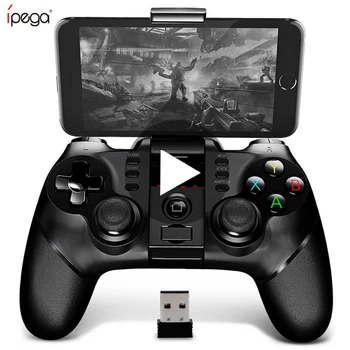 

New CUUWE PG-9076 Bluetooth Gamepad Game Pad Controller Mobile Trigger Joystick For Android Cell Smart Phone TV Box PC PS3 VR