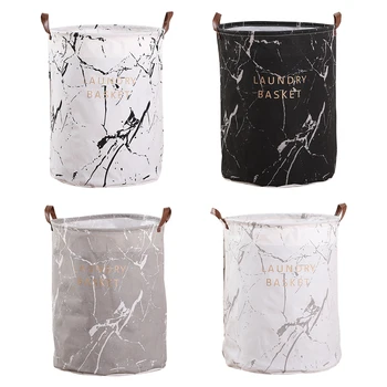 

Large Foldable Dirty Laundry Basket Organizer Printed Collapsible Waterproof Home Laundry Hamper Sorter Laundry Basket 1pc