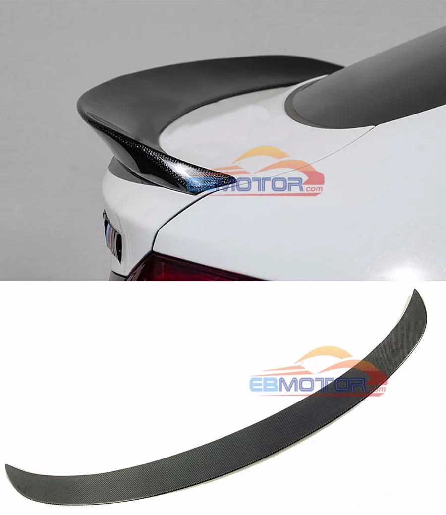 ebmotor-com Real Carbon Fiber Trunk Boot Lip Spoiler For BMW F16 X6 2015UP B407 1_5882