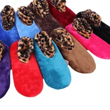 Женские двухсторонние бархатные Calcetines Invierno мягкие Нескользящие резиновые носки теплые зимние домашние носки-тапочки Calcetines Invierno