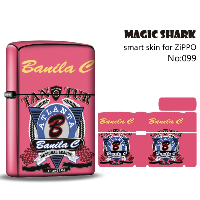 Чехол пленка Magic Shark Moon Sun Zimbie с черепами в стиле панк 3 м ПВХ стикер для зажигалки