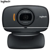 Logitech B525 веб-камера с высокой четкостью Портативный 360 Вращающийся 720p 8 Мега видео Автофокус вызова вебкамера с usb-разъемом обновления C525 для портативного компьютера