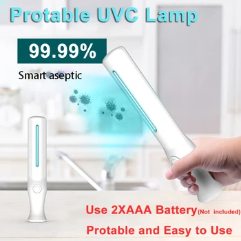 

UVC Germicidal Rod Sterilizer UV Handheld Germicidal Disinfection Lamp For Hospital Bedroom Ultraviolet Light Killing Virus D30