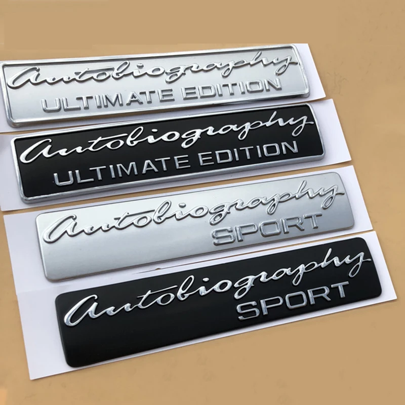 Почерк SV автобиография конечная серия Спорт эмблема бар значок для Range Rover exective